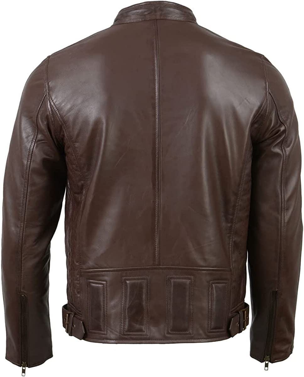 Drak Brown Fashion Leather Jacket