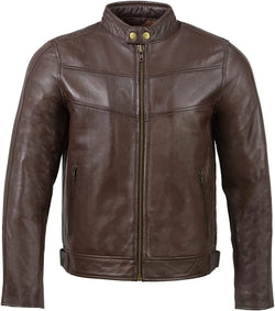 Drak Brown Fashion Leather Jacket