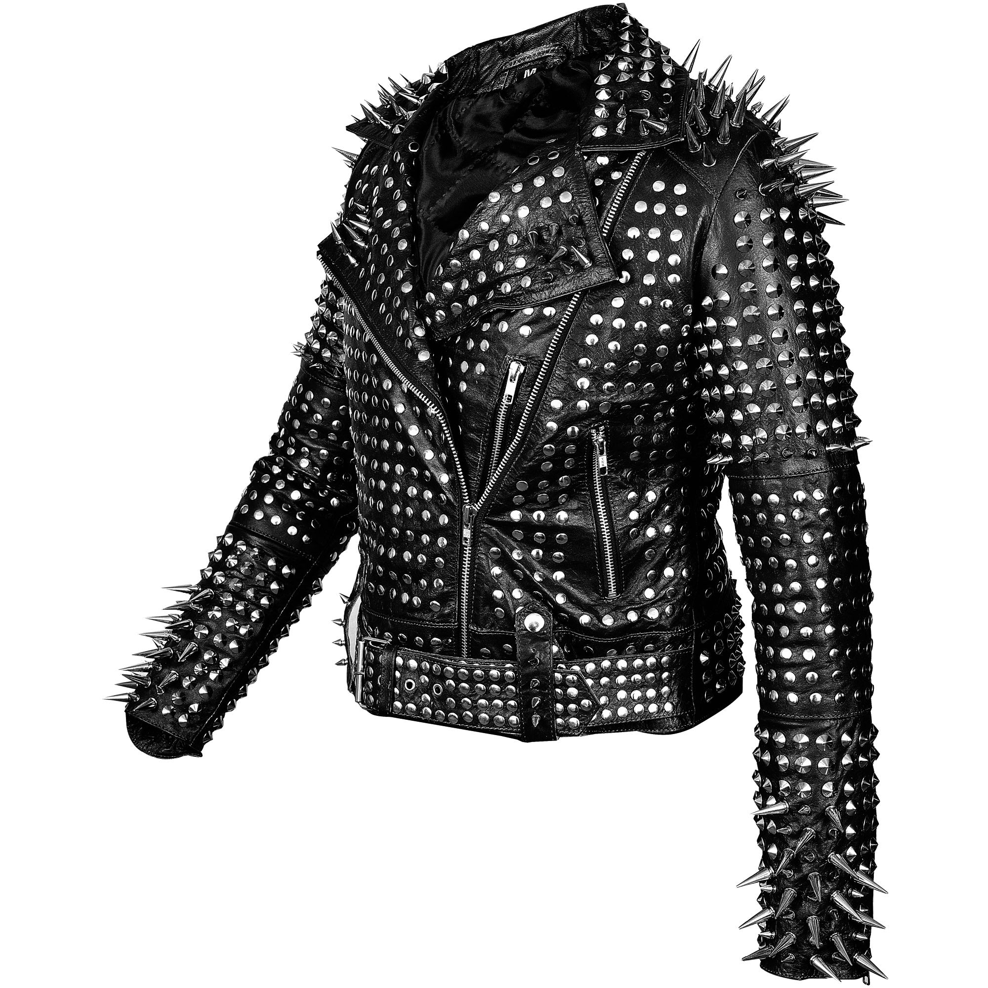 Spikes Blake Leather Jacket Women