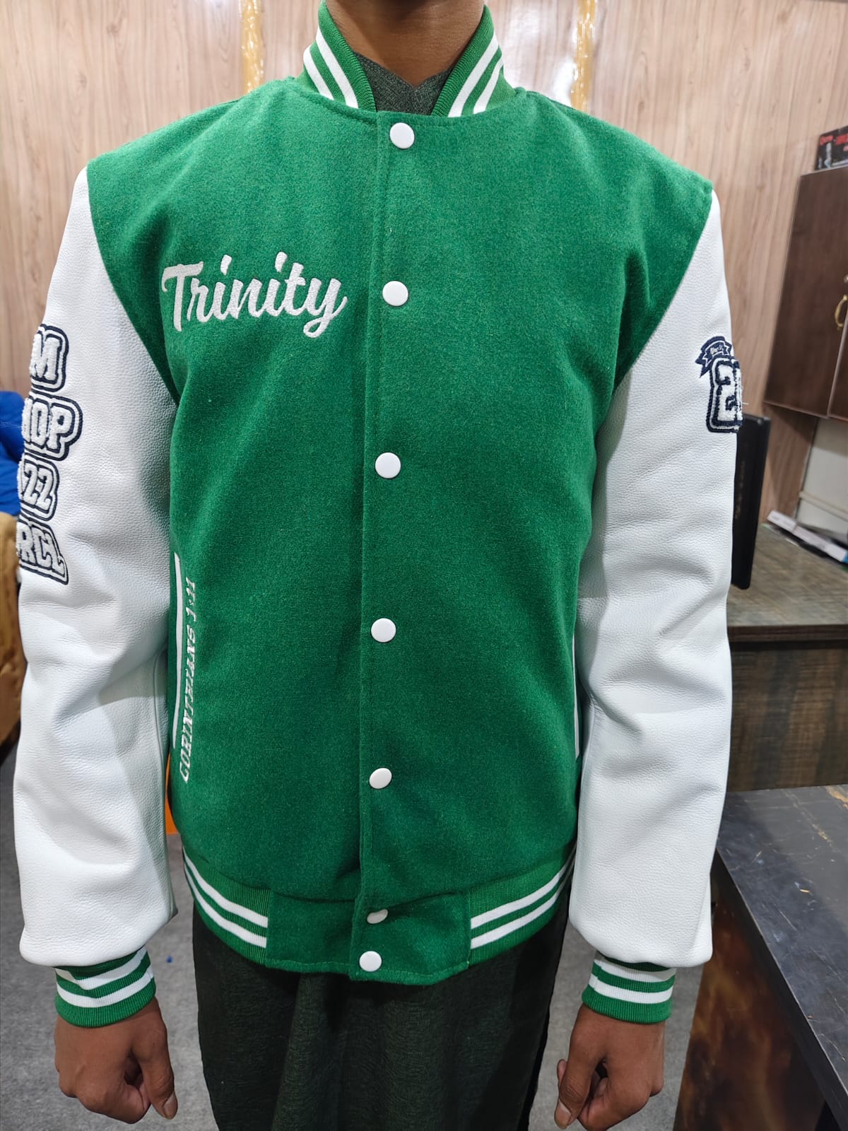 Custom Letterman Jacket: Customized Chenille & Embroidered Patches, Personalized Varsity