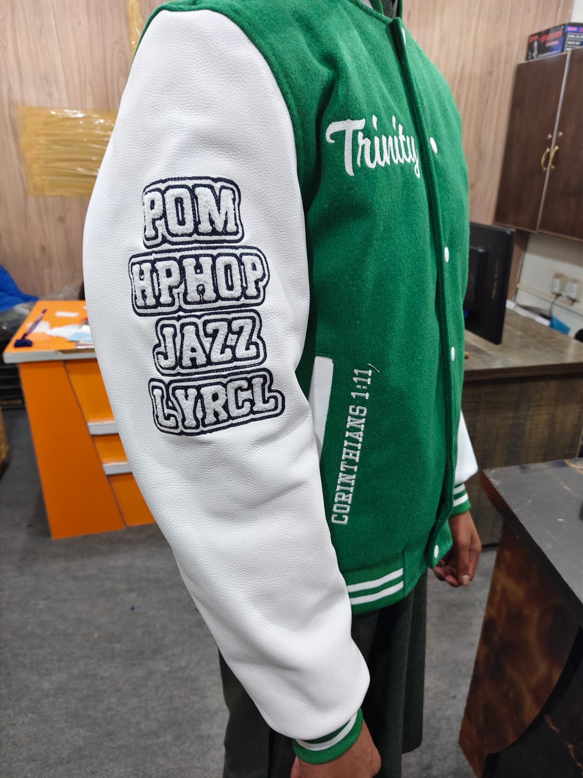 Custom Letterman Jacket: Customized Chenille & Embroidered Patches, Personalized Varsity