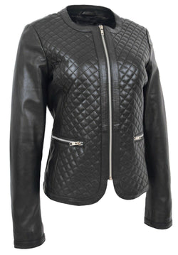 Black Leather Jacket for Women