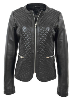 Black Leather Jacket for Women