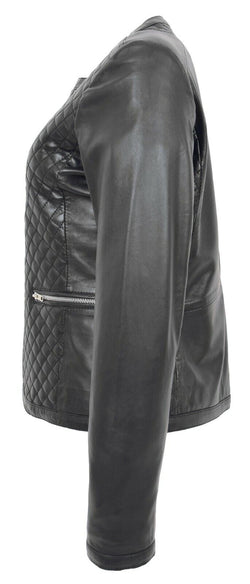 Black Leather Jacket for Women