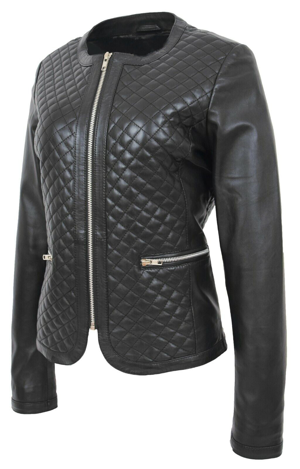 Black Leather Jacket for Women