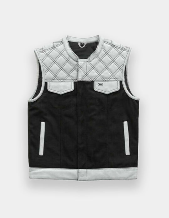 Men's Club Motorbike Leather Vest