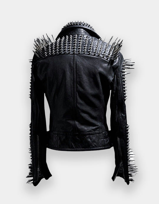 Punk Rock Gothic Patchwork Men's, Steampunk Spiked Studded, Chaos UK Patches Jacket, Biker Misfit Leather, Handmade Queen Sex Pistol Outfit,