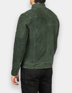 Biker Style Suede Jacket for Men