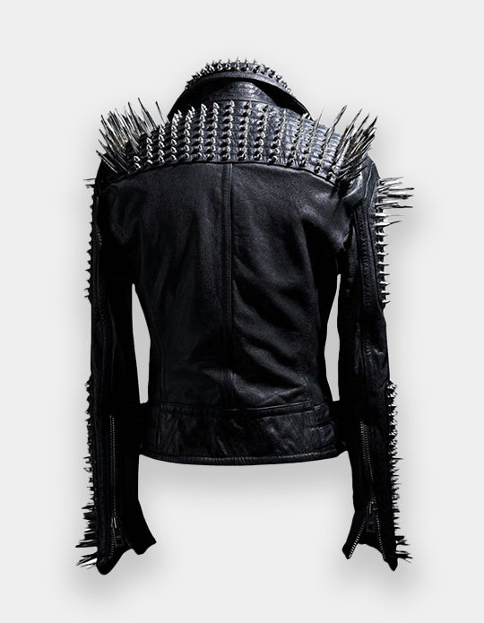Spiked Steampunk Leather Jacket Men, Dead Kennedy Gothic Brando, Rivets Studded The Adicts Outer Wear, Men Deadly Mosh, Studwork Jacket