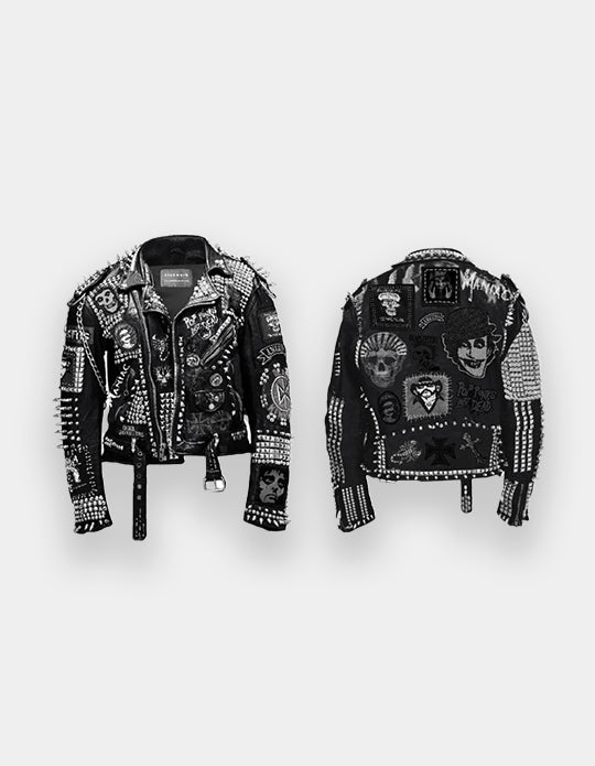 Pop Punk's Not Dead front design with assorted badges for a fashionably rich aesthetic.