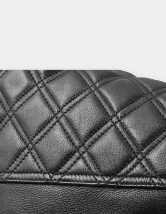 Men's Club Motorbike Leather Vest Mesh Liner Motorcycle Waistcoat - Biker Vest