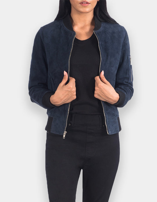 Suede Leather Jacket Handmade Women Suede Jacket Genuine Leather Jacket Biker Jacket Motorcycle Jacket For Women