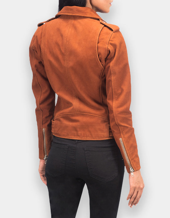 Women's Biker Brown Suede Classic Fashion Casual Jacket
Item specifics