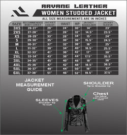 Two Tone Heavy Spiked Punk Rock Vest For Women