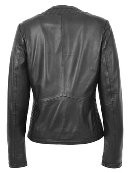 Black Leather Jacket for Women