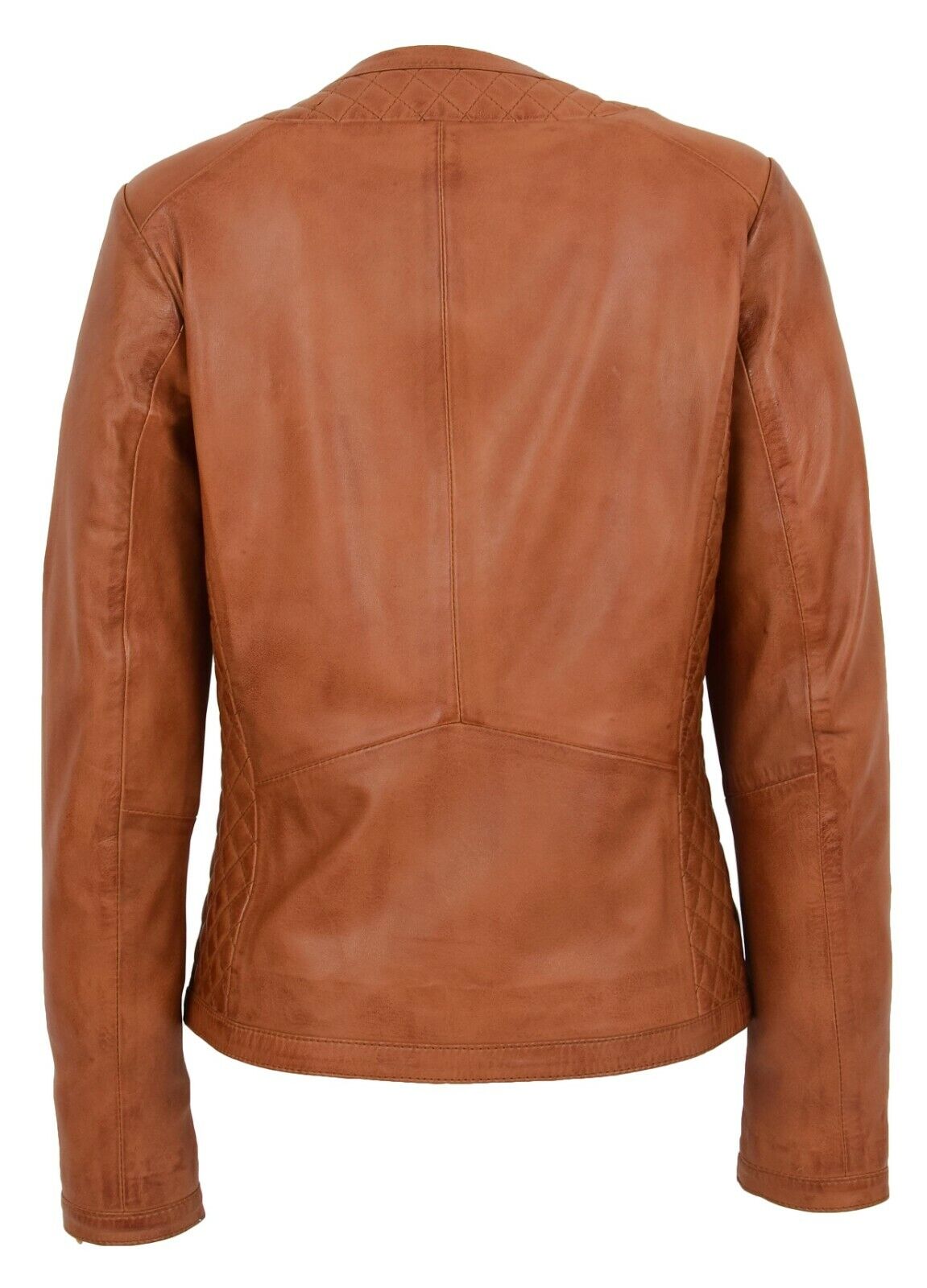 Brown Leather Jacket for Women